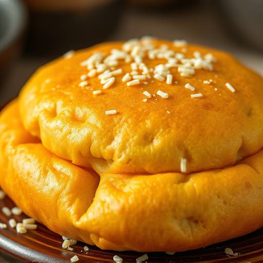 Golden brown Vetkoek, deep-fried dough pockets ready to be filled with savory or sweet fillings